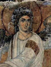 Le Saint Archange Gabriel, d’après une fresque du 13e s. en Serbie
