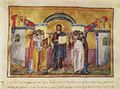 Christ Pantocrator (Menologion of Basil II).jpg