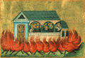 20,000 martyrs of Nicomedia (Menologion of Basil II).jpg