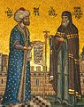 Gennadios II and Mehmed II.jpg