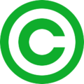 Green copyright.svg