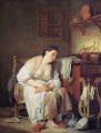 Jean-Baptiste Greuze- Indolenţa (Fată italiană leneşă).jpg