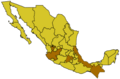 Map of Mexico highlighting OCA Mexican Exarchate.png