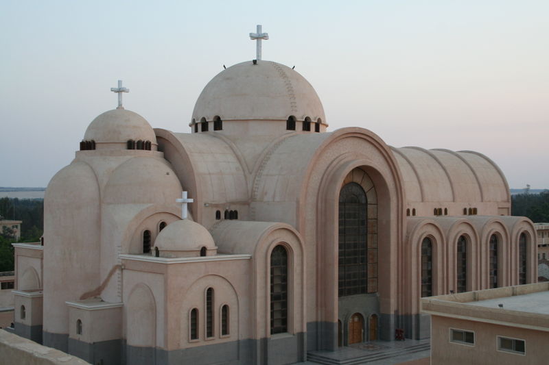 File:Monastery of Saint Bishoy (Wadi El Natrun).JPG