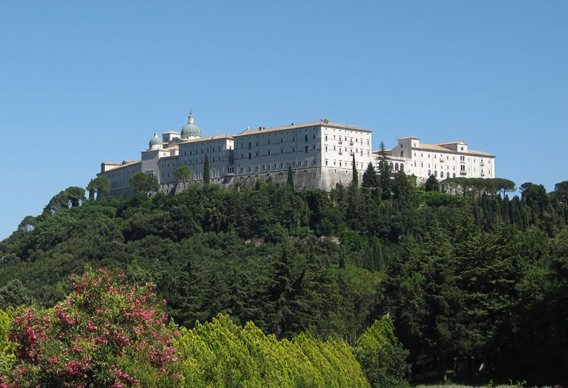 File:Monte Cassino abbey from cemetery.JPG