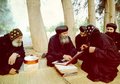 Photo.PopeShenoudaIIIAndBishopsTheophilosTadros.jpg